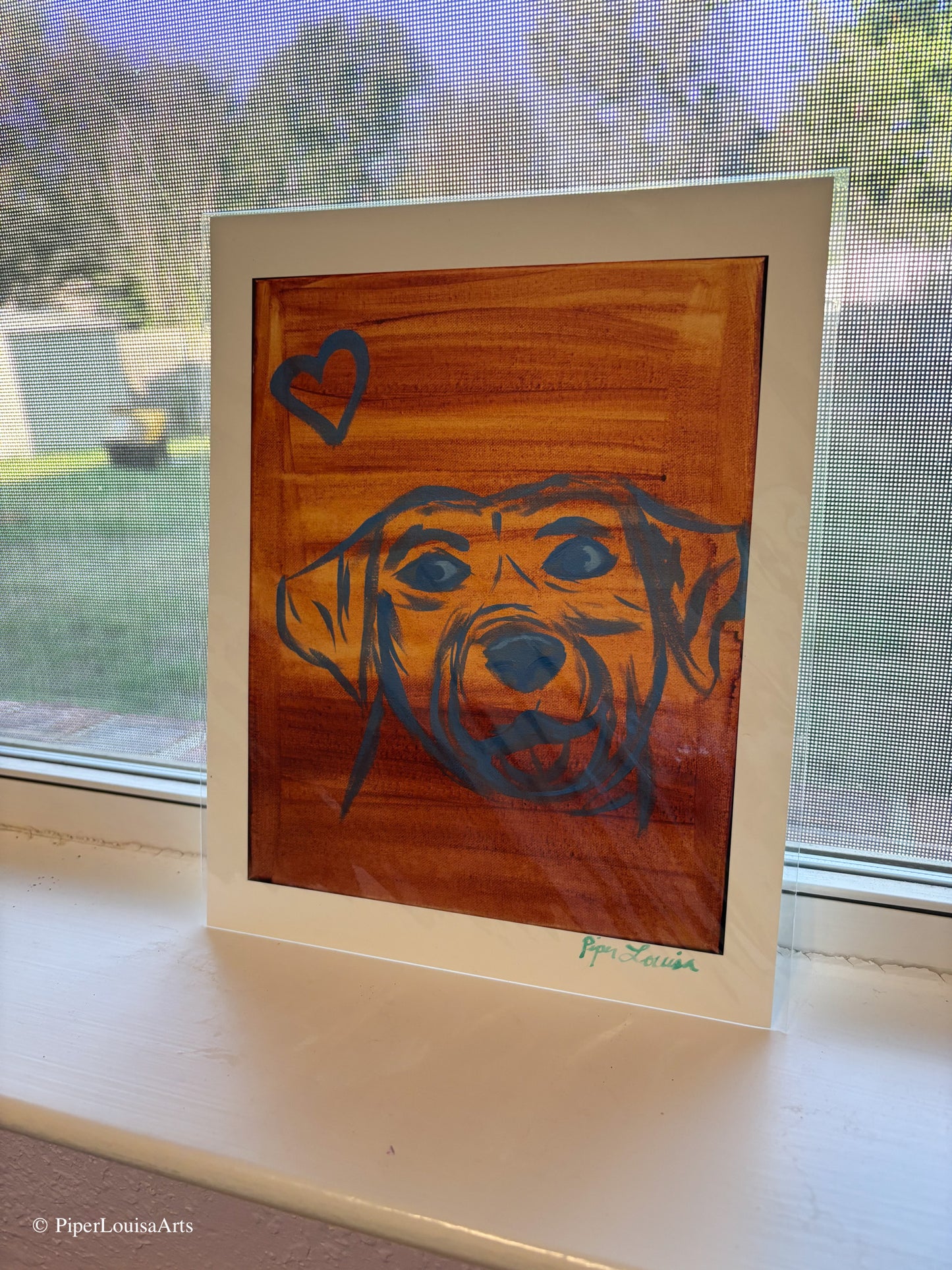 "Good Boy in Blue" Print