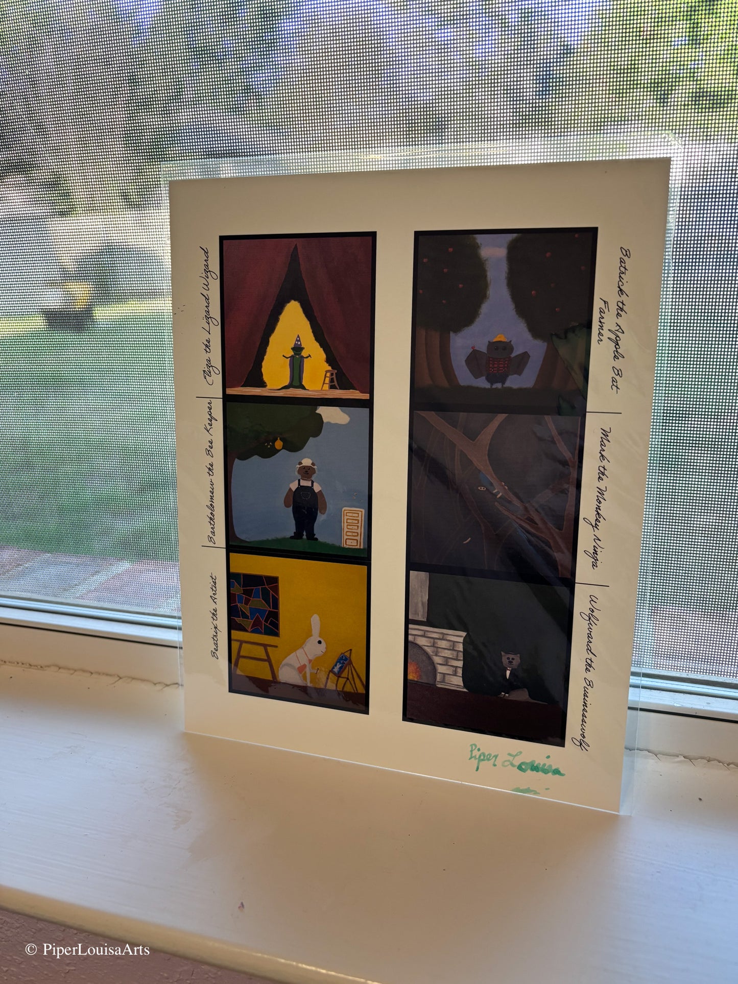 "Animals with Human Jobs Series" Print