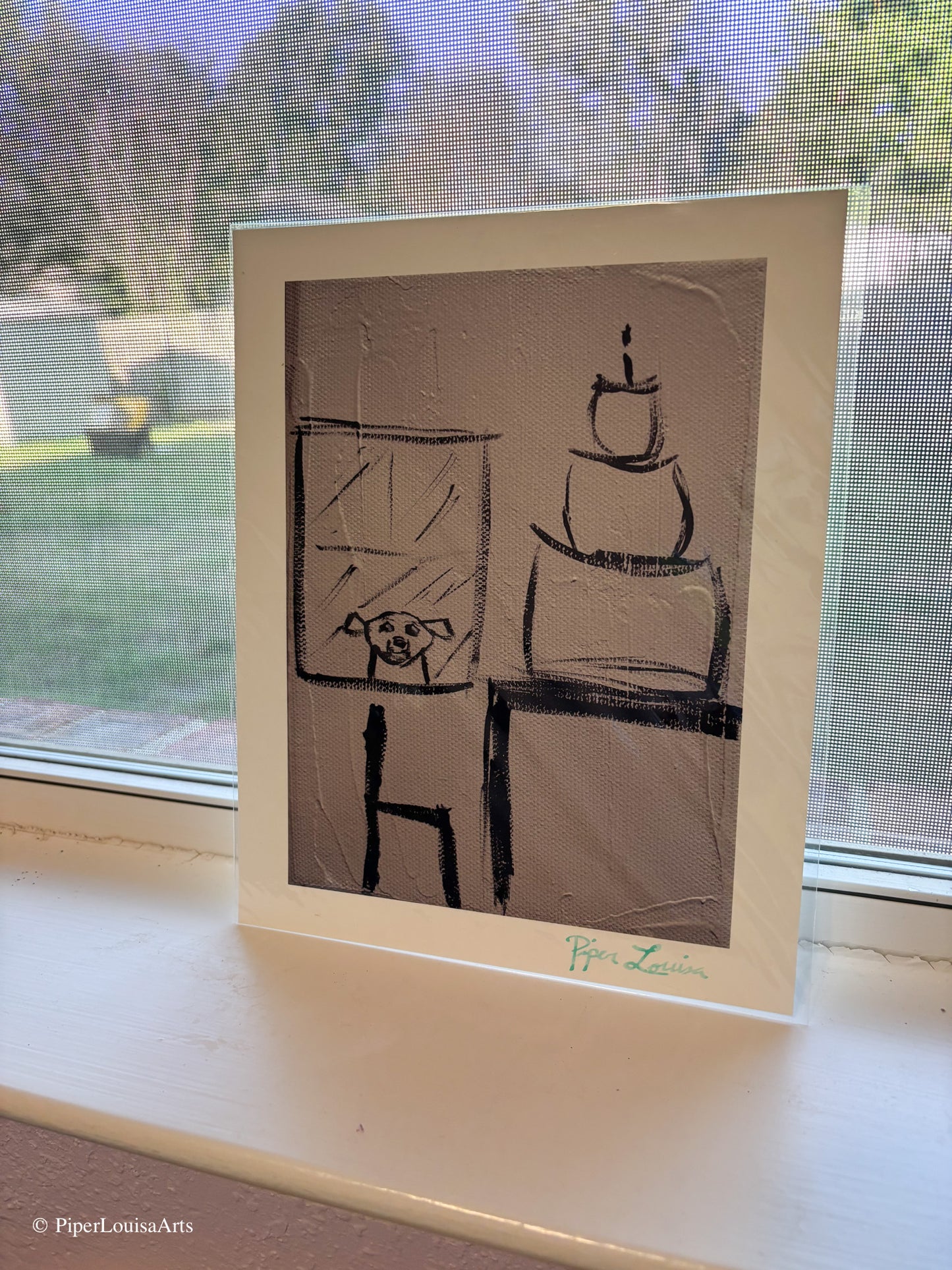 "Chester Wants Cake" Print