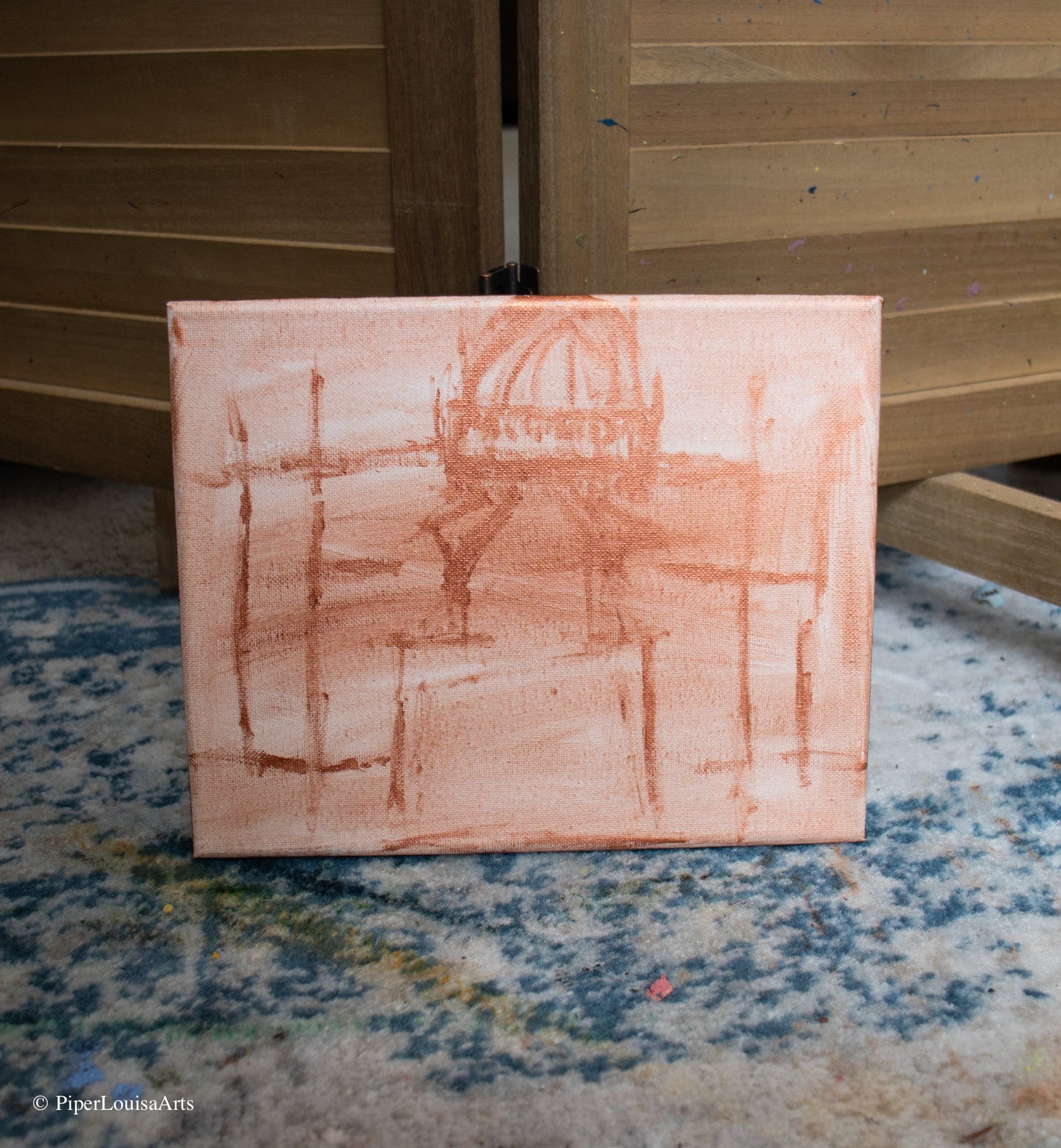 MasterStudy of a DaVinci Architectural Sketch - Original